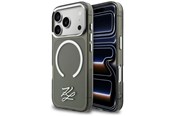 Mobiel - Covers & Cases - Karl Lagerfeld IML KL Script Logo MagSafe Case for iPhone 17 Pro - Black - 3666339601096