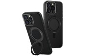 Mobiel - Covers & Cases - UNIQ Swivix 360 Rotating Kickstand Case for iPhone 16 Pro Max - Black - 8886463692042