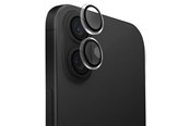 Mobiel - Beschermend glas - UNIQ Optix Clear Camera Lens Protector Screen Protector iPhone 16 / 16 Plus with Applicator - Clear Black - 8886463690253