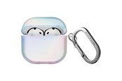 Mobiel - Covers & Cases - UNIQ Iridescia Case for AirPods 4 Hang Case - holo white - 8886463692677