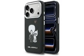 Mobiel - Covers & Cases - Karl Lagerfeld Karl & Choupette Back Logo MagSafe Case for iPhone 17 Pro - Black - 3666339605735