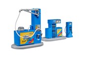Speelgoedauto - Bruder Tilbehør: Tankstation ladestation og bilvask - BR62113