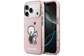 Mobiel - Covers & Cases - Karl Lagerfeld Karl & Choupette Back MagSafe Case for iPhone 17 Pro - Pink - 3666339607654