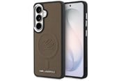 Mobiel - Covers & Cases - Karl Lagerfeld Embossed Ring Initials MagSafe Case for Samsung Galaxy S26 - Brown - 3666339612467