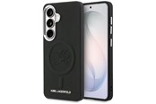 Mobiel - Covers & Cases - Karl Lagerfeld Embossed Ring Initials MagSafe Case for Samsung Galaxy S26 - Black - 3666339612436