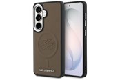 Mobiel - Covers & Cases - Karl Lagerfeld Embossed Ring Initials MagSafe Case for Samsung Galaxy S26+ - Brown - 3666339612474