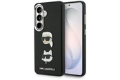 Mobiel - Covers & Cases - Karl Lagerfeld Saffiano Double Heads Metal Case for Samsung Galaxy S26 - Black - 3666339612313