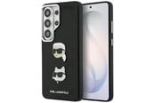 Mobiel - Covers & Cases - Karl Lagerfeld Saffiano Double Heads Metal Case for Samsung Galaxy S26 Ultra - Black - 3666339612337