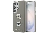 Mobiel - Covers & Cases - Karl Lagerfeld Saffiano Double Heads Metal case for Samsung Galaxy S26 Ultra - silver - 3666339612368