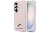 Mobiel - Covers & Cases - Karl Lagerfeld Saffiano KC Metal Logo MagSafe Case for Samsung Galaxy S26 - Pink - 3666339612160