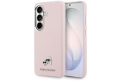 Mobiel - Covers & Cases - Karl Lagerfeld Saffiano KC Metal Logo MagSafe Case for Samsung Galaxy S26+ - Pink - 3666339612177