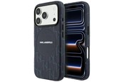 Mobiel - Covers & Cases - Karl Lagerfeld Monogram Logo MagSafe Case for iPhone 17 Pro - Blue - 3666339609092