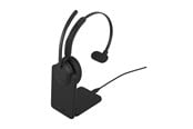 Headphones/Headsets - Jabra Evolve3 45 UC - USB-C with Dongle - Mono (Charging Stand) - 34599-889-889