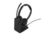 Headphones/Headsets - Jabra Evolve3 45 UC - USB-A with Dongle - Stereo (Charging Stand) - 34599-989-989
