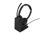 Headphones/Headsets - Jabra Evolve3 45 MS - USB-C with Dongle - Stereo (Charging Stand) - 34599-999-889
