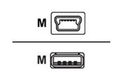 USB-kabel - Zebra USB cable - P1031365-055