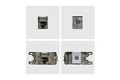 Accessoires - StarTech.com Startech keystone jack - shielded 180° toolless - TAA Compliant - C6AKEYTLSTP18010PK