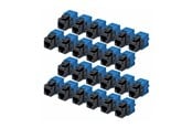 Accessoires - StarTech.com Startech keystone jack - 180° tool-free - TAA Compliant - C6KEYTL180BK24PK