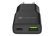 Mobiel - Adapters & Opladers - Natec Ribera power adapter - GaN slim - USB USB-C - 20 watt - NUC-2377