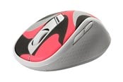Muis - RAPOO M500 Silent - mouse - 2.4 GHz Bluetooth 4.0 Bluetooth 3.0 - red - Muis - Optisch - 6 knoppen - Grijs - 18111