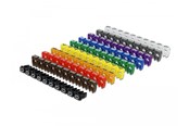 Accessoires - DeLOCK Cable Marker Clips 0-9 Assorted Colours (100-Pack) - 18304