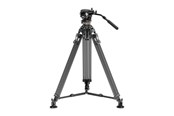 Camera- en lensaccessoires - Neewer LL55 Carbon Fiber videostatief met oliekop en snelkoppelvergrendeling - LL55