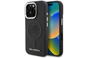 Mobiel - Covers & Cases - Karl Lagerfeld Initial & Metal Logo MagSafe Case for iPhone 16 Pro - Black - 3666339456481