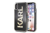 Mobiel - Covers & Cases - Karl Lagerfeld Karl Logo Glitter iPhone X/Xs Case - Black - 3700740444047