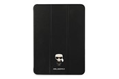 Mobiel - Covers & Cases - Karl Lagerfeld Saffiano Ikonic Karl Case for iPad 11" Pro 2021 - Black - 3666339030377