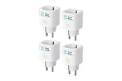 Smart Home - Meross MEROSS MSS315CFH-EU Slimme stekker met energieverbruikmonitoring (Matter) (set van 4) - MSS315CFHQUA-EU