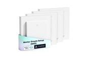 Smart Home - Meross MEROSS MRS105MA-EU Slimme Wi-Fi (Matter) rolgordijnschakelaar (4-pack) - MRS105MAQUA-EU