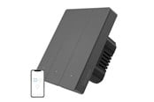 Smart Home - Sonoff Slimme WiFi-wandschakelaar SONOFF M5-3C-80 (3-kanaals, voor frame, grafiet) - M5-3C-80M