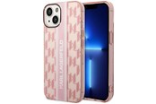 Mobiel - Covers & Cases - Karl Lagerfeld KLHCP14MHKLSPCP iPhone 14 Plus 6.7 "hardcase pink / pink Mono Vertical Stripe - 3666339085292