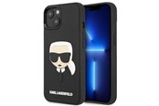 Mobiel - Covers & Cases - Karl Lagerfeld KLHCP14MKH3DBK iPhone 14 Plus 6.7 "black / black hardcase 3D Rubber Karl's Head - 3666339086459