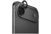 Mobiel - Beschermend glas - UNIQ Optix Aluminum Camera Lens Protector Glass for iPhone 17 Air with Applicator - Black - 8886463696002