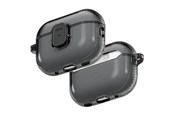 Mobiel - Covers & Cases - UNIQ Glase Pro Case for AirPods Pro 3 Lock Case - Clear Black - 8886463696828