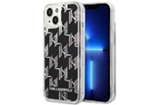 Mobiel - Covers & Cases - Karl Lagerfeld KLHCP14MLMNMK iPhone 14 Plus 6.7 "hardcase black / black Liquid Glitter Monogram - 3666339076245