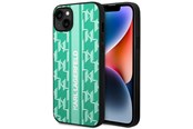Mobiel - Covers & Cases - Karl Lagerfeld KLHCP14MPGKLSKN iPhone 14 Plus 6.7 "hardcase green / green Monogram Stripe - 3666339084974