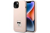 Mobiel - Covers & Cases - Karl Lagerfeld KLHCP14MSLCTPI iPhone 14 Plus 6.7 "hardcase light pink / light pink Silicone Choupette Body - 3666339076641