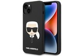 Mobiel - Covers & Cases - Karl Lagerfeld KLHCP14MSLKHBK iPhone 14 Plus 6.7 "hardcase black / black Silicone Karl`s Head - 3666339085414
