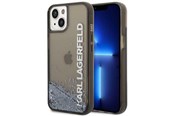 Mobiel - Covers & Cases - Karl Lagerfeld KLHCP14SLCKVK iPhone 14 6.1 "black / black hardcase Liquid Glitter Elong - 3666339091545