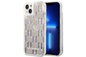 Mobiel - Covers & Cases - Karl Lagerfeld KLHCP14SLMNMS iPhone 14 6.1 "hardcase silver / silver Liquid Glitter Monogram - 3666339076276