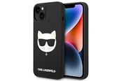 Mobiel - Covers & Cases - Karl Lagerfeld KLHMP14MSLCHBK iPhone 14 Plus 6.7 "hardcase black / black Silicone Choupette Head Magsafe - 3666339077921