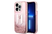 Mobiel - Covers & Cases - Karl Lagerfeld KLHCP14LLBKLCP iPhone 14 Pro 6.1 "pink / pink hardcase Liquid Glitter Big KL - 3666339085667