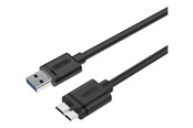 USB-kabel - Unitek Y-C461GBK - USB cable - USB to Micro-USB Type B - 1 m - Y-C461BBK