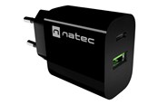 Mobiel - Adapters & Opladers - Natec Ribera power adapter - USB-C USB - 20 watt - NUC-2397