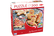 Puzzels - Tactic 200 pcs puzzle: Gingerbread Cuties - 60864