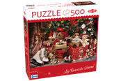 Puzzels - Tactic 500 pcs puzzle: Christmas presents and toys - 60859