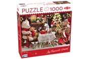 Puzzels - Tactic 1000 pcs puzzle: Teddy Bear Family - 59610