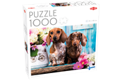 Puzzels - Tactic Dashing Dacshunds 1000 pcs - 58314